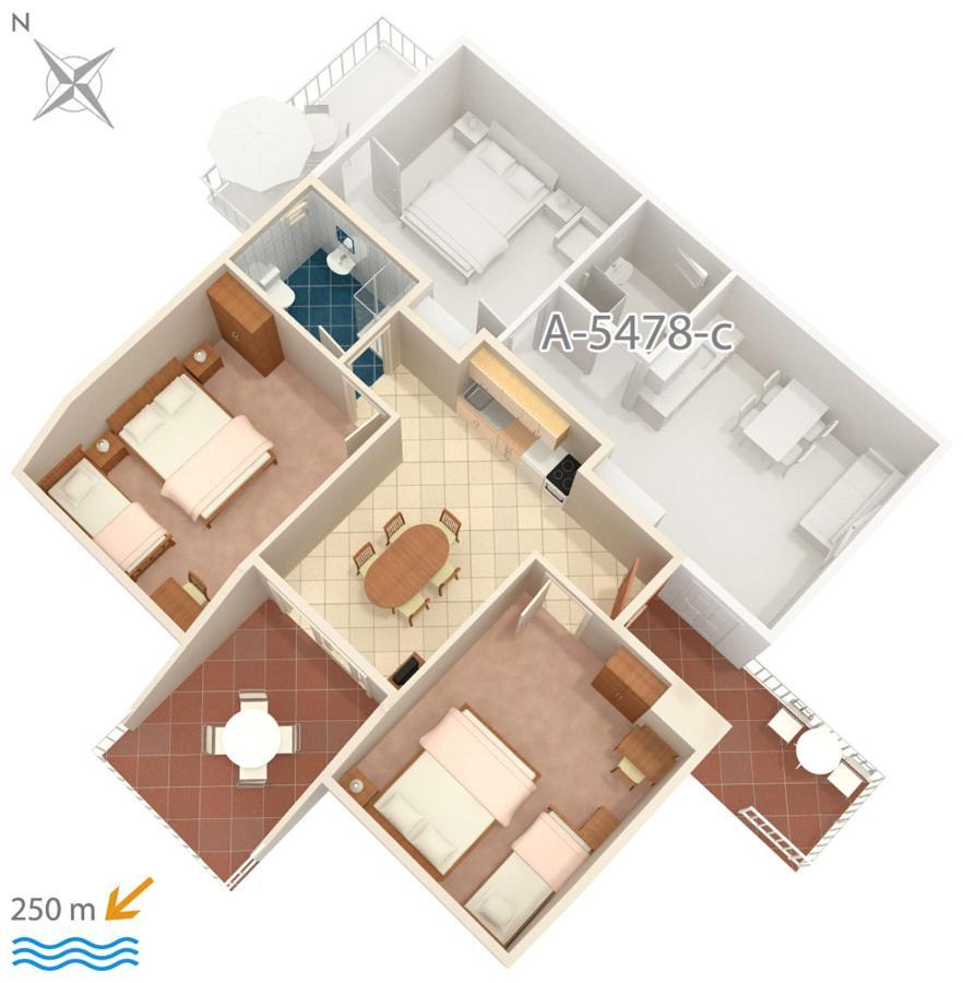 Apartments With A Parking Space Crikvenica - 5478 Kültér fotó